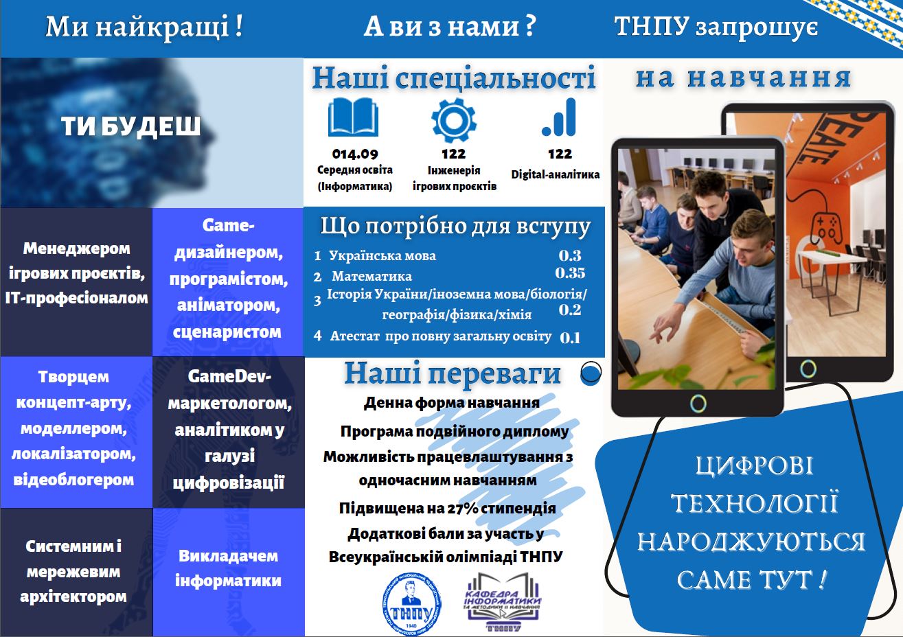 Кафедра інформатики та методики її навчання